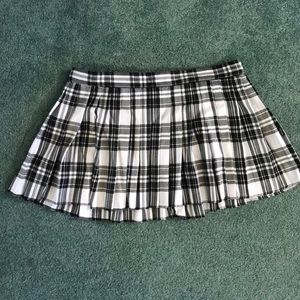 Tripp Plaid Pleated Mini Skirt
